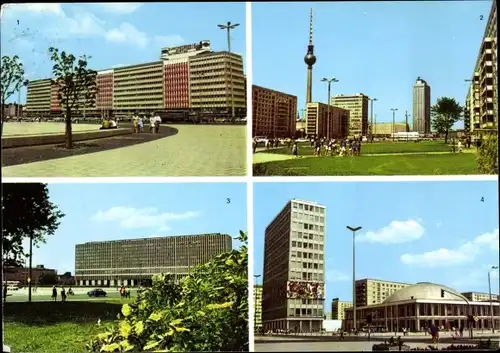 Ak Berlin Mitte, Alexanderplatz, Haus der Elektroindustrie, Ministerium Auswärtige Angelegenheiten