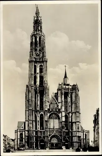 Ak Antwerpen Antwerpen Flandern, Die Kathedrale