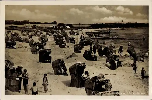 Ak Ostseebad Kellenhusen in Holstein, Srtandleben