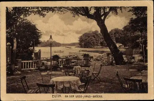 Ak Eutin in Ostholstein, Voss-Haus-Brücke