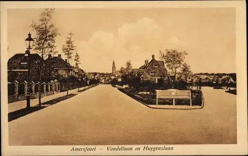 Ak Amersfoort Utrecht Niederlande, Vondellaan, Huygenslaan