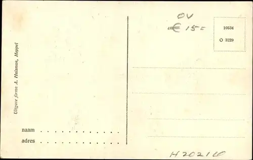 Ak Wanneperveen Overijssel Niederlande, Schultehuis