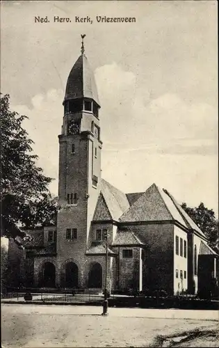 Ak Vriezenveen Overijssel Niederlande, N. H. Kirche