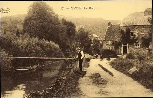 Ak Yvoir sur Meuse Wallonien Namur, Le Bocq