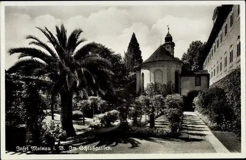 Ak Insel Mainau im Bodensee, Schlossgarten