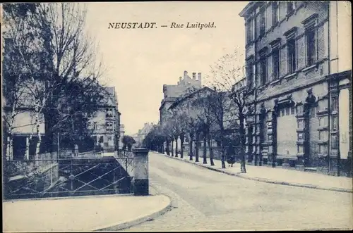 Ak Neustadt an der Weinstraße, Rue Luitpold