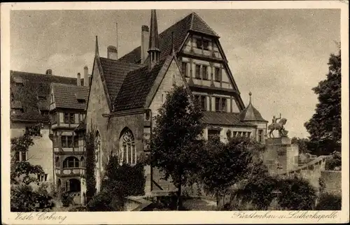 Ak Coburg in Oberfranken, Veste, Fürstenbau, Lutherkapelle