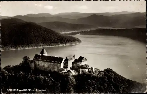 Ak Waldeck am Edersee Hessen, Schloss