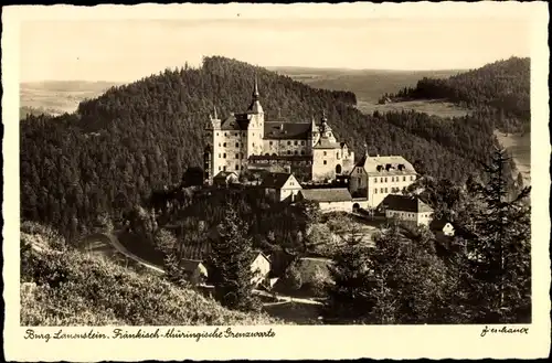 Ak Lauenstein Ludwigsstadt in Oberfranken, Burg Lauenstein