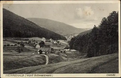 Ak Gaistal Bad Herrenalb im Schwarzwald, Panorama