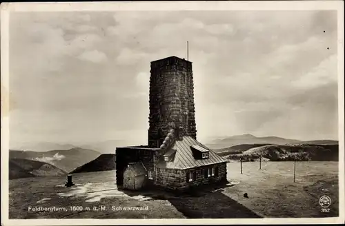 Ak Feldberg im Schwarzwald, Feldbergturm
