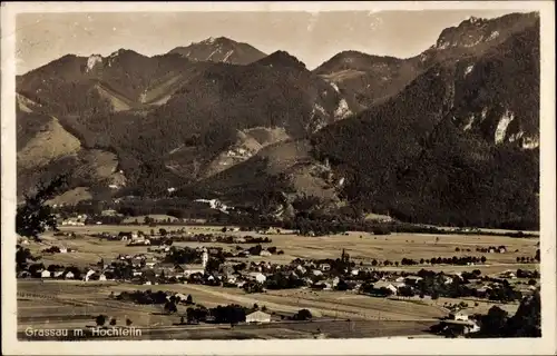 Ak Grassau in Oberbayern, Panorama