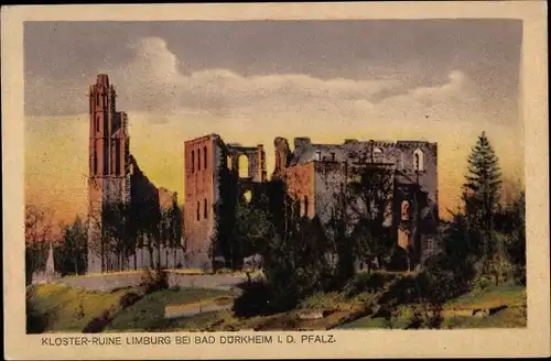 Ak Bad Dürkheim am Pfälzerwald, Ruine Kloster Limburg