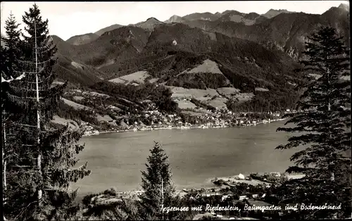 Ak Tegernsee in Oberbayern, Riederstein, Baumgarten, Bodenschneid