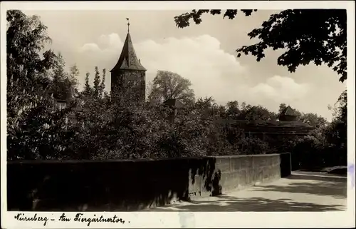 Ak Nürnberg in Mittelfranken, Tiergärtnertor