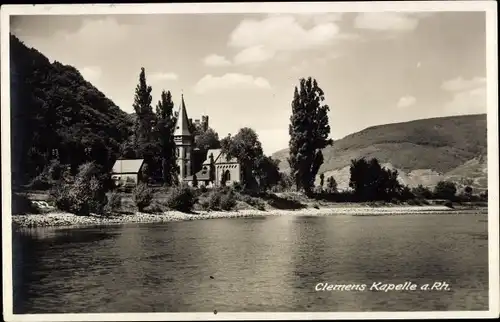 Ak Trechtingshausen am Rhein, Clemenskapelle