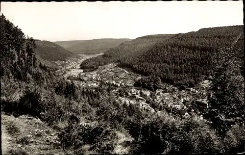 Ak Bad Wildbad im Schwarzwald, Sommerberg, Enztal, Totalansicht