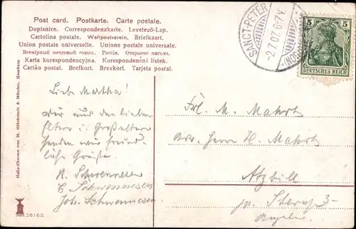 Ak Nordseebad Sankt Peter Ording, Dünen, Strand