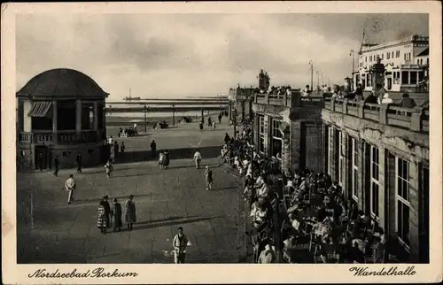 Ak Nordseebad Borkum in Ostfriesland, Wandelhalle