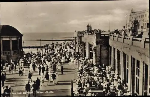 Ak Nordseebad Borkum in Ostfriesland, Wandelhalle