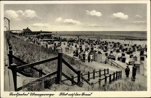 Ak Nordseebad Wangerooge in Ostfriesland, Strand
