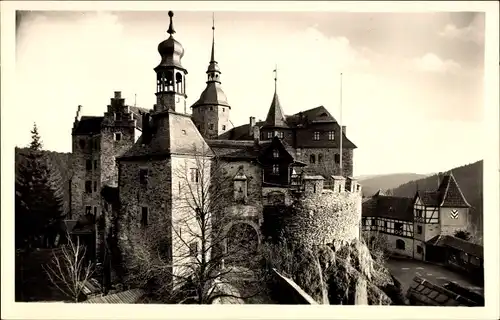 Ak Lauenstein Ludwigsstadt in Oberfranken, Burg Lauenstein