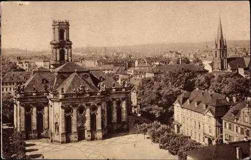 Ak Saarbrücken, Ludwigskirche, St. Jakobs-Kirche