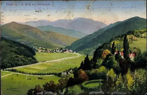 Ak Freiburg im Breisgau, Günsterstal