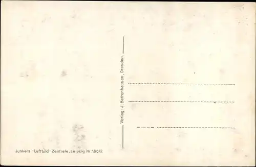 Ak Coburg in Oberfranken, Veste Coburg, Luftaufnahme