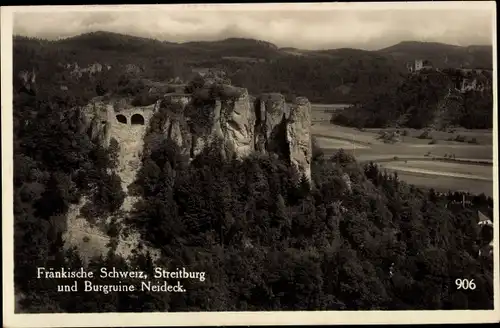 Ak Streitberg Wiesenttal Fränkische Schweiz, Streitburg, Burgruine Neideck