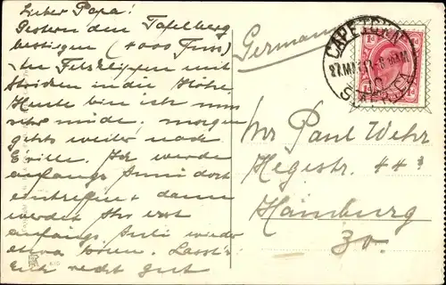 Ak Camps Bay Kapstadt Kapstadt Südafrika, Panorama