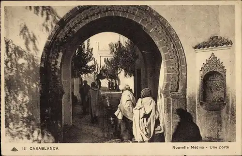 Ak Casablanca Marokko, Novelle Medina