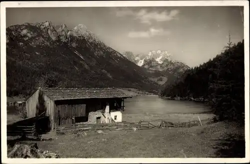 Ak Scheffau am Wilden Kaiser Tirol, Hintersteiner See, Kaisergebirge