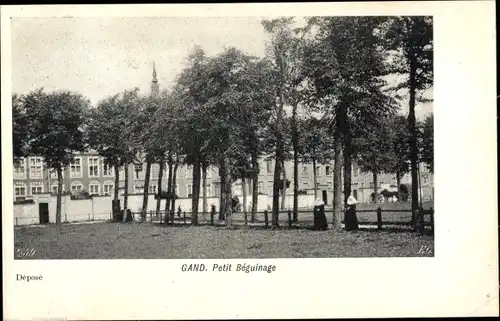 Ak Gent Gent Ostflandern, Kleiner Beginenhof