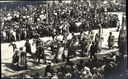 Ak Wien, Kaiserhuldigungs-Festzug 1908, Historische Gruppe