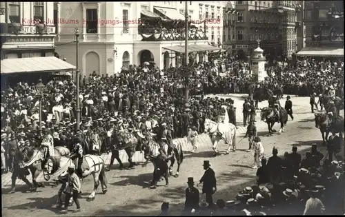 Ak Wien, Kaiserhuldigungs-Festzug 1908, Reiter