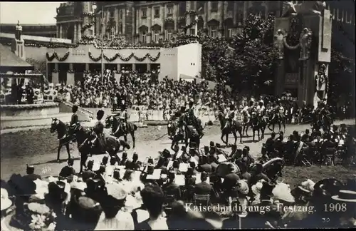 Ak Wien, Kaiserhuldigungs-Festzug 1908, Soldaten