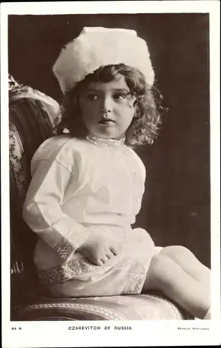 Ak Zarewitsch Alexei Nikolajewitsch Romanow, Portrait