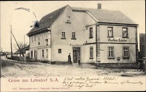 Ak Lehndorf Nobitz in Thüringen, Gasthaus Lehndorf