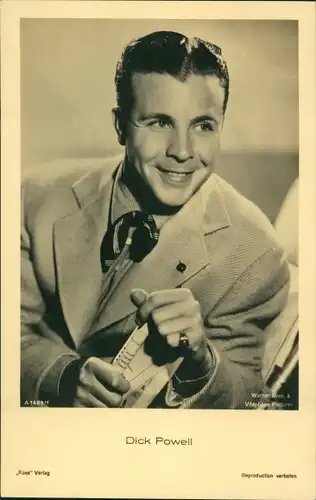 Ak Schauspieler Dick Powell, Portrait