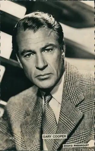 Ak Schauspieler Gary Cooper, Portrait