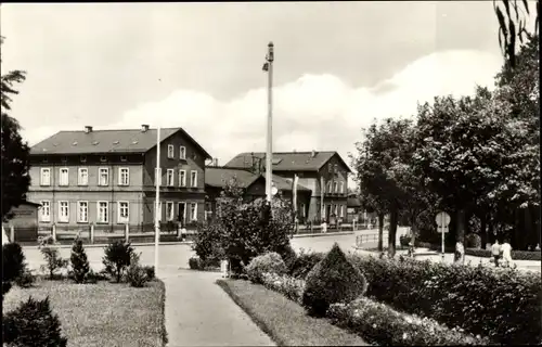 Ak Kamenz im Kreis Bautzen, Bahnhof