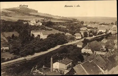 Ak Kamenz in Sachsen, Gesamtansicht, Hutberg