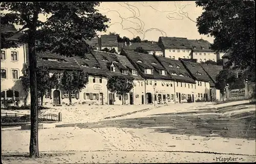 Ak Pirna an der Elbe, Alt-Pirna, Am Tischerplatz