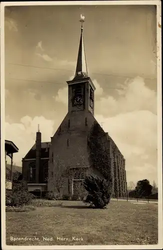 Ak Barendrecht Südholland, Ned. Herv. Kerk