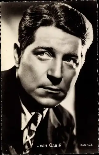 Ak Schauspieler Jean Gabin, Portrait, Frühe Jahre, Frankreich