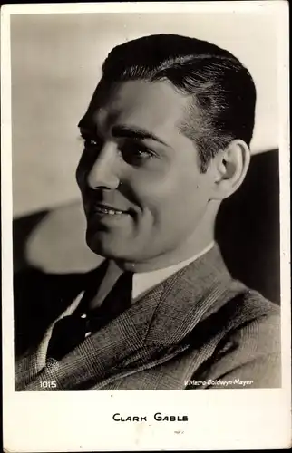 Ak Schauspieler Clark Gable, Portrait