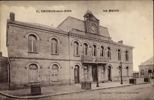 Ak Cayeux sur Mer Somme, Rathaus