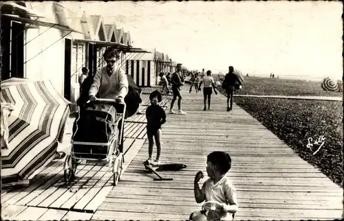 Ak Cayeux sur Mer Somme, Strand