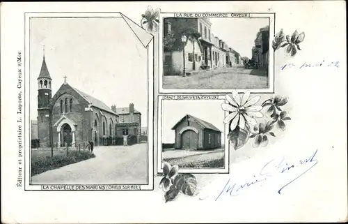 Ak Cayeux Somme, Kapelle der Seeleute, Rue du Commerce